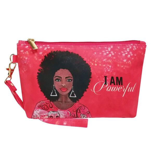 Shades of Color Statement Makeup Pouch | I Am Powerful - Picture 1 of 1